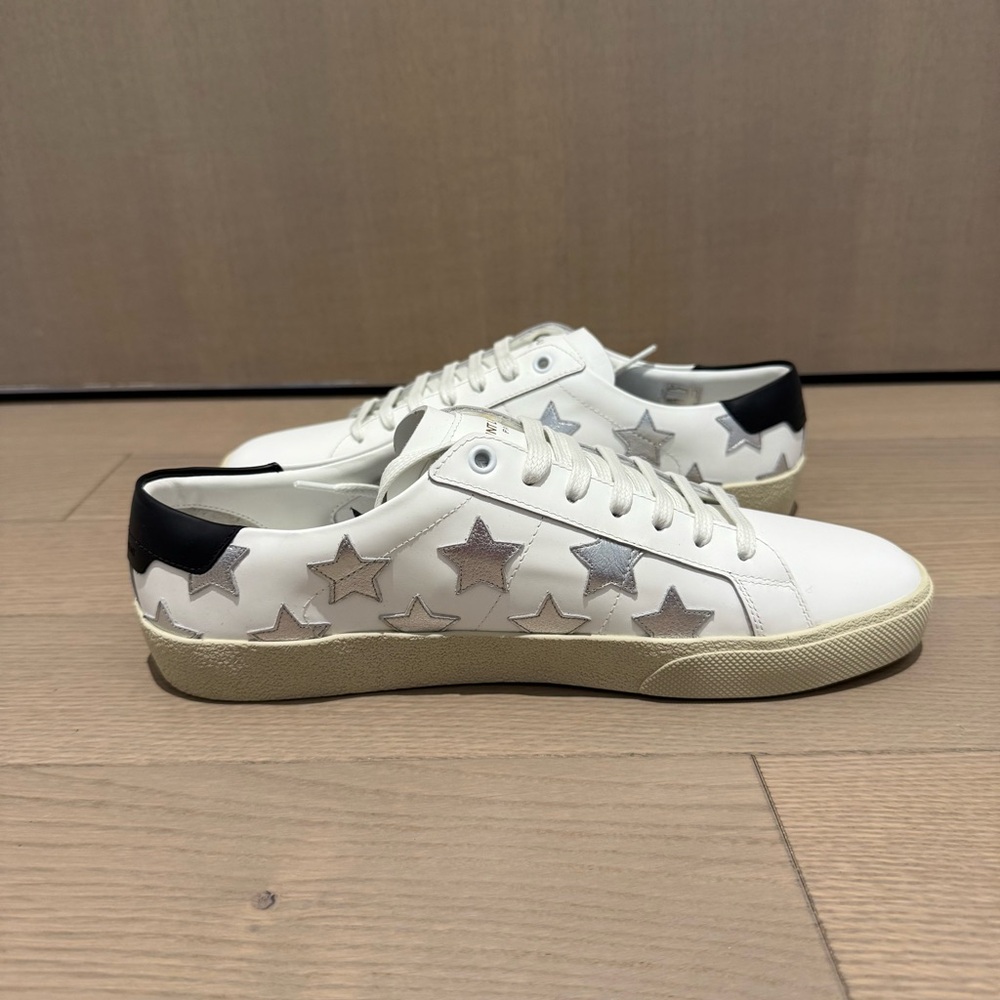 NWT Saint Laurent Court Classic Star Sneaker - Picture 4 of 11